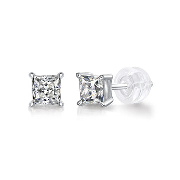 Princess Earrings (1.0 Carat)